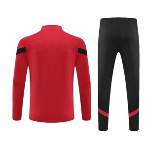 Ensemble de sport pour hommes de haute qualité demi-veste à glissière vêtements d'entraînement jeux maillots Kit de football hauts et pantalons tenue décontracté - Product Image 5