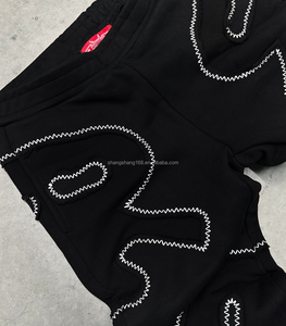 ชุดวอร์มและเสื้อมีฮู้ดแบบวินเทจชุดวอร์มขาบานปักลายตามสั่ง - Product Image 6