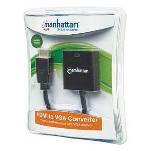 Convertidor de Video HDMI a VGA Negro con Micro-USB 151436 Divisores y Convertidores - Product Image 2