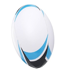 Pelota de fútbol americano personalizada de alta calidad, Material PE trenzado, 4mm de espesor, pelotas de liga de Rugby para niños, tamaño 5 para entrenamiento - Product Image 2