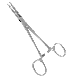 Pinzas quirúrgicas para mosquitos Halsted, abrazadera de hemostato curvada recta, instrumentos médicos de acero inoxidable para médicos y veterinarios - Product Image 2