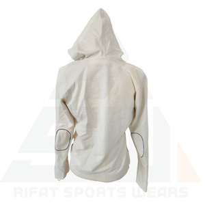 Sudadera con Capucha para Mujer, Estilo Vintage, con Logotipo Floral Bordado en 3D, Cuello en V Profundo, Mangas Largas - Product Image 4