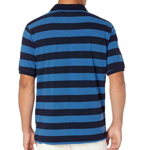 Camisetas Polo de Manga Corta a Rayas de Alta Calidad con Logotipo Personalizado para Hombre y Mujer, Secado Rápido, Verano, Casual, Estampado, Tejido de Punto - Product Image 6