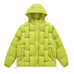 Parka acolchada cálida de invierno de alta calidad para hombre, chaqueta acolchada de estilo Hip Hop de Color sólido, ropa de calle con capucha de tela de lona, prendas de vestir - Product Image 2