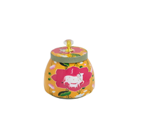Pot en métal Pichwai traditionnel décoratif et écologique, fait main, durable, artisanat indien, personnalisable, cadeaux de mariage, Diwali