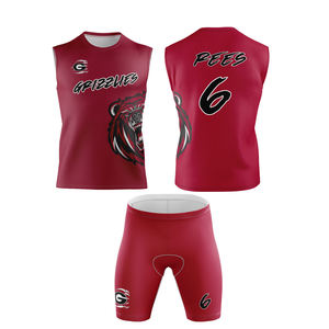 Vente en gros d'uniformes de football américain 7v7 personnalisables pour les jeunes, uniformes de football 7v7 avec drapeau de compression sublimé de haute qualité - Product Image 1