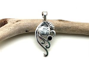 Tendance 925 Sterling Silver Dendrite Gemstone Pendentif Bijoux À La Main En Argent Boho Style Pendentif Bijoux Pour Femmes Cadeau Pour - Product Image 4