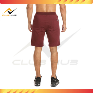 Venta al por mayor de los hombres de alta calidad 100% algodón ecológico de secado rápido deportes Jogger entrenamiento gimnasio pantalones cortos de sudor cierre de cordón - Product Image 6