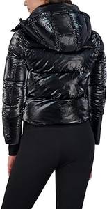 Chaqueta acolchada transpirable para mujer, Abrigo acolchado de invierno con logotipo personalizado, chaqueta de moda informal cálida al por mayor - Product Image 2