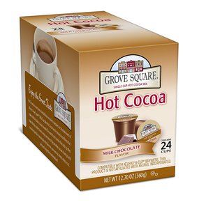 Capsules de chocolat chaud Grove Square, chocolat au lait, portion individuelle (paquet de 24) - Product Image 1