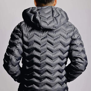 Designer Custom High Quality Winter Wear Warm Padded Down <b>Jacket</b> Zip up Coat Vintage Bubble Puffer Fluffy Down <b>Jacket</b> for <b>Men</b> - Product Image 4