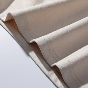 Camiseta de ajuste regular de algodón 100% de lujo para hombre con cuello redondo acanalado, ropa de calle personalizable transpirable y ecológica, camiseta en blanco - Product Image 6