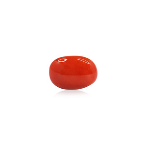Coral Rouge Naturel 7,83 Carats Pierre Libre Calibrée Coupe Ovale Variété Péridot Alexandrite Aigue-marine Tourmaline Labradorite - Product Image 1