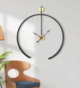Reloj de pared de Metal de media luna, nuevo diseño, reloj de pared para colgar en la pared, reloj personalizado de alta calidad - Product Image 1