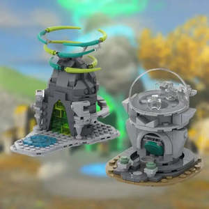 For <b>Lego</b> Moc for Zelda TOTK Sanctuaires 1:8 Construction Toy ABS Plastic <b>Block</b> Sets for Creative <b>Building</b> Modern Sanctuaries - Product Image 2