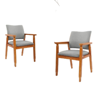 Silla de Oficina Ejecutiva Moderna con Estructura de Madera, Altura Ajustable Manualmente, Movimiento Oscilante, para Uso en Interiores y Exteriores - Product Image 4