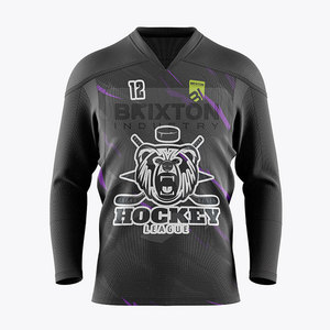 Venta al por mayor personalizado para hombre uniforme de hockey sobre hielo kit OEM/ODM sublimación completa Jersey y pantalones equipo ropa deportiva proveedor de fábrica - Product Image 1