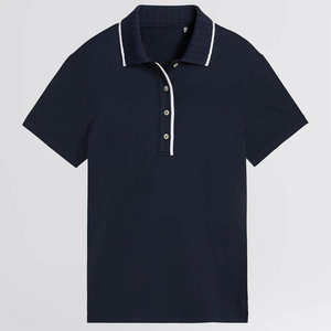 Maillots de rugby en coton épais et lourd, polos classiques à manches longues, vêtements d'équipe, rayures horizontales dorées et violettes, maillot de rugby - Product Image 1