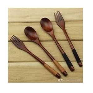 L'usine vend des couverts en bois naturel directement ensemble indien couverts bois ustensiles de cuisine décoratifs vente en gros fabricant exportateur - Product Image 5