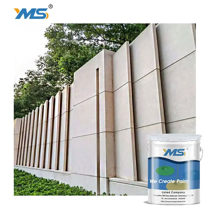 Pintura texturizada de piedra natural a base de agua muestra gratis pintura de pared exterior revestimiento de alta adherencia YMS