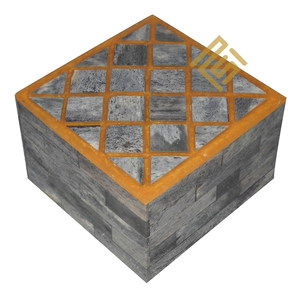 สร้อยคอแบบไม่เหมือนใครกล่องใส่แหวนตกแต่งทำจากกระดูกแตรกล่องใส่โลโก้ตามสั่งสำหรับตกแต่งบ้าน - Product Image 3