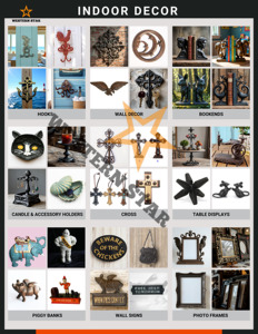 Decoración de pared de hierro antiguo personalizada, ganchos de sombrero de vaquero de hierro fundido occidental con Perchero de herradura, perchero negro montado en la pared - Product Image 4