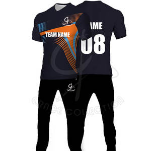 เครื่องแบบกีฬาคริกเก็ตสำหรับผู้ชายดีไซน์ใหม่พิมพ์ลายชุดคริกเก็ตออกแบบได้ตามต้องการ - Product Image 1