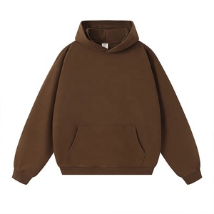 100% Cotton Hoodies Blank <b>Thick</b> <b>Fleece</b> Heavy Weight 480 GSM High Quality Hoodies Custom Printed Logo Men's Hoodies & Sweatshirts - Product Image 2