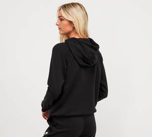 Sudadera con Capucha de Manga Larga de Algodón Tejido para Mujer, Invierno, Logotipo Personalizado, Sudadera Corta con Dobladillo sin Rematar - Product Image 6