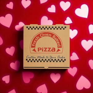 Hot Trending Pizza Carton Box Strong Kraft Pizza Box Embalaje para entrega y comida callejera - Product Image 3