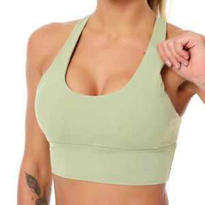 Sujetador Deportivo Personalizado para Mujer, Sujetador Deportivo con Push-Up y Tirantes Cruzados para Yoga, Logotipo Personalizado, Ropa Deportiva para Correr, Gimnasio, Fitness - Product Image 1