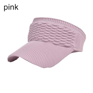 หมวกกันแดดระบายอากาศได้ดีในฤดูร้อนหมวกกันแดดกันแดดสำหรับผู้ชายผู้หญิงปรับได้หมวกป้องกันด้านบนสีพื้นสำหรับกีฬาเทนนิสวิ่งเทนนิส - Product Image 5