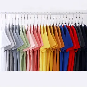 孟加拉国工厂定制设计100% 棉质男士超大短袖t恤，低价重型gsm