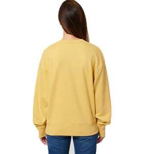 MANGO YELLOW PERSPECTIVE SUDADERA DE MEZCLA DE ALGODÓN/Sudadera polar amarilla mostaza para mujer - Product Image 2