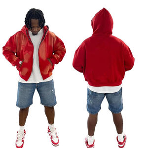 Sweat à capuche d'hiver à fermeture éclair complète avec motif crâne en strass bling personnalisé en gros-Polyester/coton imperméable et respirant - Product Image 2