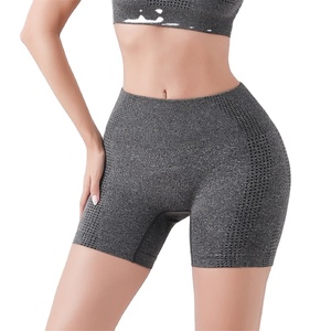 2025 Women's High Waist Gym Shorts New Cycling Jogging Fitness <b>Leggings</b> with Pocket Washed Sportswear for Yoga Clothing - Product Image 4