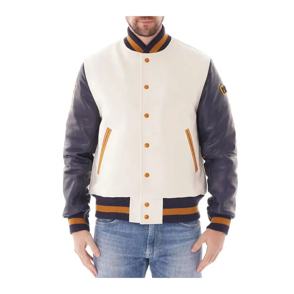 Chaqueta Letterman de alta calidad para hombre, chaquetas universitarias de invierno bordadas, chaquetas de béisbol para hombre hechas en Pakistán