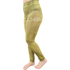 Leggings de yoga pour femmes, taille haute, en maille unie, extensible dans les quatre sens, respirant, léger, taille élastique, bas de mode, fabricant - Product Image 3