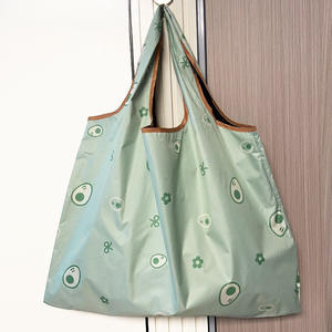 Sac de transport pliable grand format imperméable et écologique, sac de rangement, sac de shopping, sac en tissu, grande capacité, sac de supermarché - Product Image 4