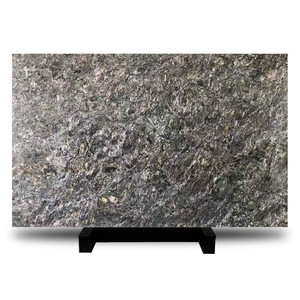 Brazil sang trọng đá thiết kế hiện đại bạc đen bạch kim metalicus <span class=keywords><strong>Granite</strong></span> slab đánh bóng bề mặt cho biệt thự - Product Image 1