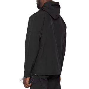 Nueva moda nuevo diseño al por mayor de alta calidad de nailon arrugado negro personalizado chándal de carga para hombre - Product Image 3