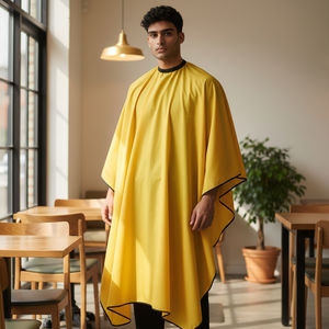 Tablier de Coiffure Personnalisé Cousu Main pour Salon de Coiffure, 100% Polyester Imperméable, Taille Ajustable, Écologique - Product Image 5