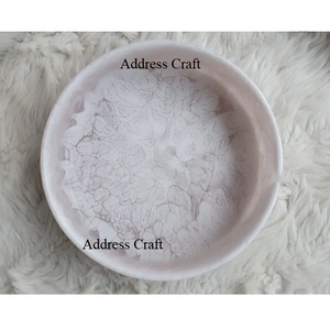 Bol en résine époxy écologique bol à salade personnalisé ensembles de vaisselle plats et assiettes décor de table bol de service de fruits plateaux - Product Image 5