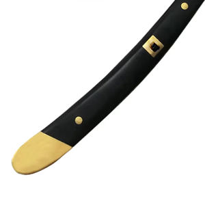 Rasoir droit IMANS ENTERPRISES de haute qualité pour hommes, lame en acier inoxydable, manche en bambou, rasage humide, bikini - Product Image 3