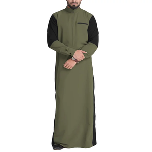 Nuevo diseño, última moda para hombres, Jubba Thobe, ropa musulmana, estilo árabe de Kuwait, ropa para hombres impresa - Product Image 3