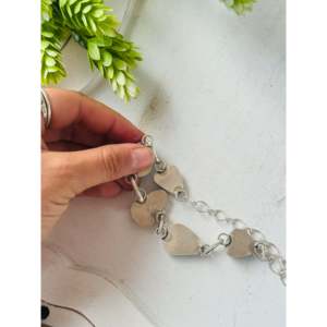 Tia Long Palomino Variscite & Sterling <b>Silver</b> Fine <b>Choker</b> Necklace - Product Image 5