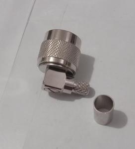 Conector de crimpado de ángulo recto macho N para aplicaciones de RF para - Product Image 1