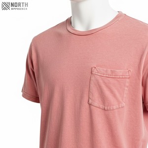 T-shirt pour homme sans manches à col rond respirant en coton 100% avec poche, impression de logo personnalisée, prix d'usine de haute qualité - Product Image 4