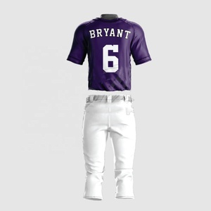Custom Made Breathable <b>Baseball</b> Jersey Set Team Uniform with Own Design Sublimation Digital Print Stitching Softball Wear - Product Image 5