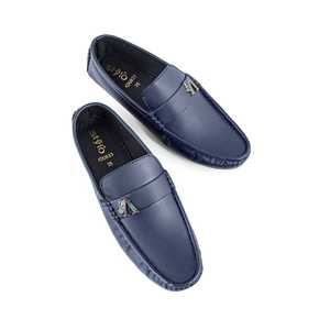 Mocassin de cérémonie bleu marine pour garçons KD0833 Mallette - Product Image 1